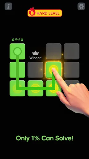 Gameplay screenshot 1 from Single Line Block Fill Puzzle - Puzzle game