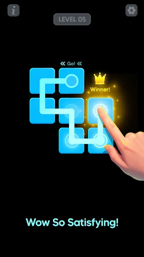 Gameplay screenshot 2 from Single Line Block Fill Puzzle - Puzzle game