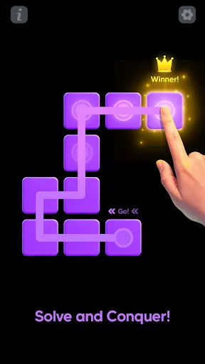 Gameplay screenshot 4 from Single Line Block Fill Puzzle - Puzzle game